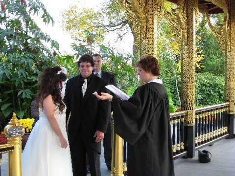 Porsche and Jon ring blessing